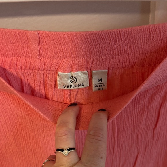 Versona Vibrant Coral Pants - Picture 2 of 3